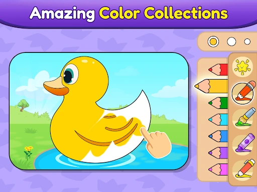 Postać i kolorowanka w Coloring games for kids